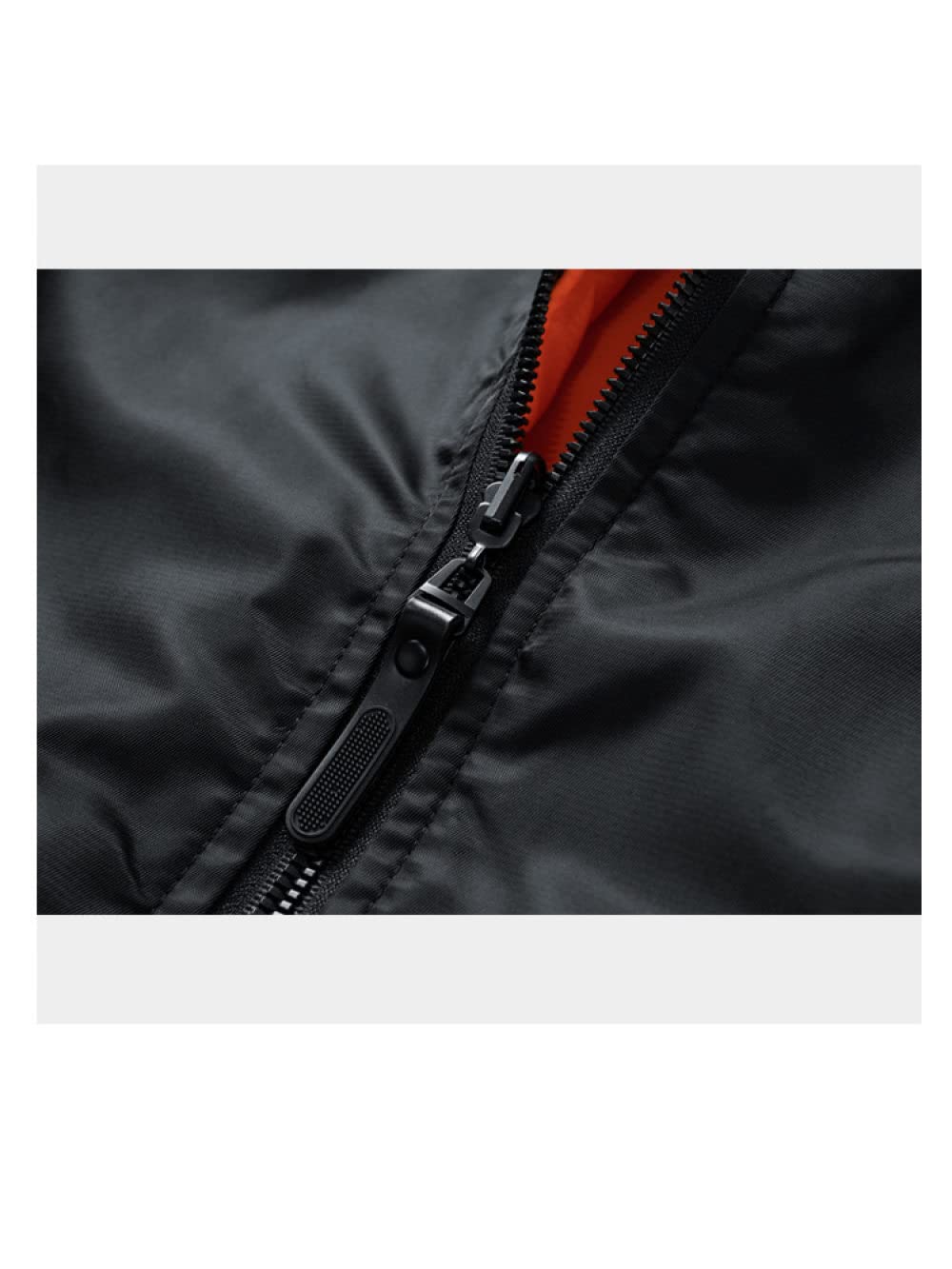 Parka Homme,Blouson Aviateur Chaud d'hiver pour Hommes Mode Court Rouge Réversible Vestes Matelassées D'Extérieur Fermeture À Glissière À Col Montant Manteaux Parka Rembourrés Matelassés Vê