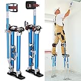 Zancos de Paneles de Yeso de aleación de Aluminio, zancos de Trabajo Ajustables en Altura, zancos para Caminar para Adultos Profesionales para Paneles de Yeso, instalador de Techo, Pintor