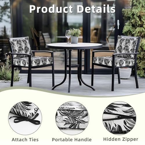 Image of Favoyard Outdoor Deep Seat Patio Cushions Set, 22 inch x 22 inch, Rainproof, Garden