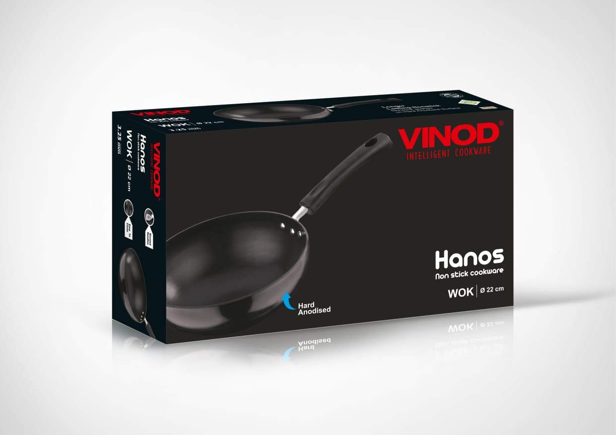 Vinod Hanos Non Stick Wok - 22