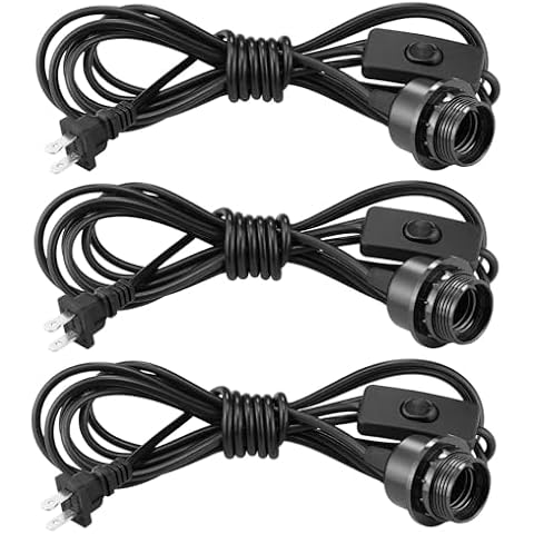 SLYYMY 3Pack Plug in Hanging Light Kit Cover