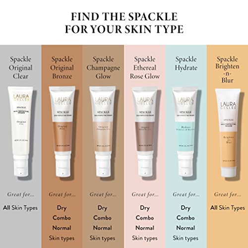 Laura Geller Spackle Super-Size - Bronze - 2 Fl Oz - Illuminating Tinted Skin Perfecting Makeup Primer With Hyaluronic Acid - Long-Wear Foundation Face Primer #TOP5