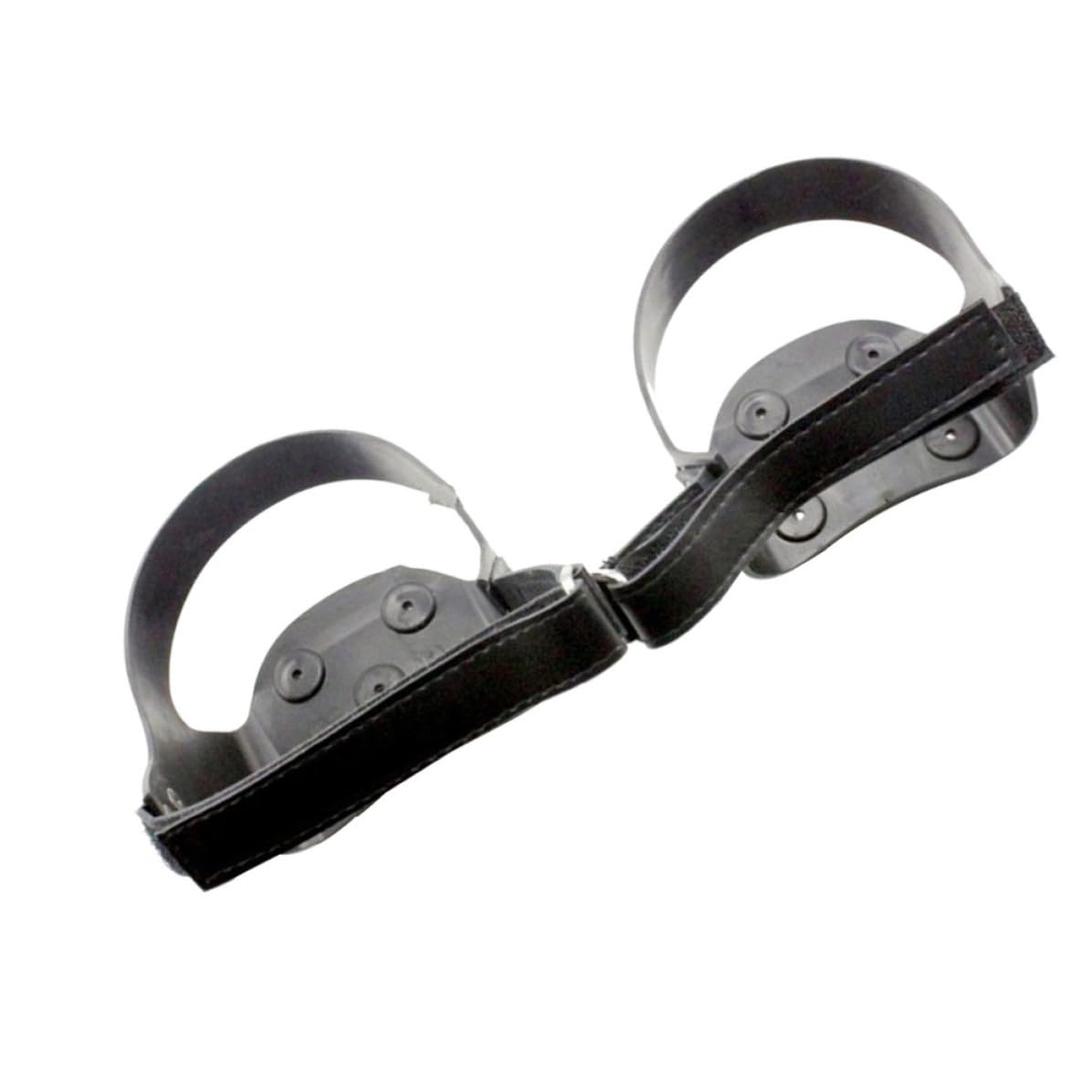Ramponcini per Scarpe in Silicone Nero 5 Denti per Trekking e Passeggiate, Antiscivolo e Resistente per Scarpe da Ghiaccio e Stivaletti da Montagna