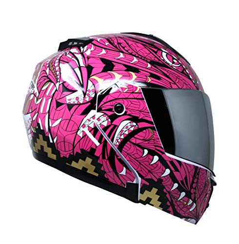 Mejores review On-line Casco moto rosa los preferidos por los clientes. 14 Imagen adicional