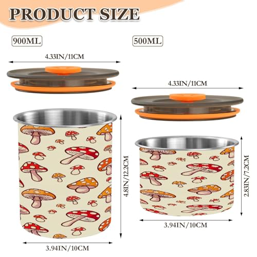 Envase Hermético de Café Acero Inoxidable 17oz miniatura 2