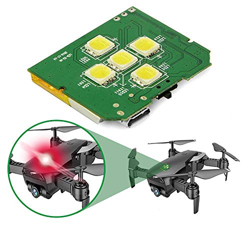 Drone Strobe, 5 Red Cree LEDs Drone Strobe for Night Anti Collision, Fits