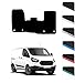 GCM - Car Floor Mats for Ford Transit Custom 2013 To 2023 Full Coverage Floor Protection - Anti Slip & Fit Car Mat with Clips Easy to Clean Car Carpet for All-Weather- Black Edging, Carpet