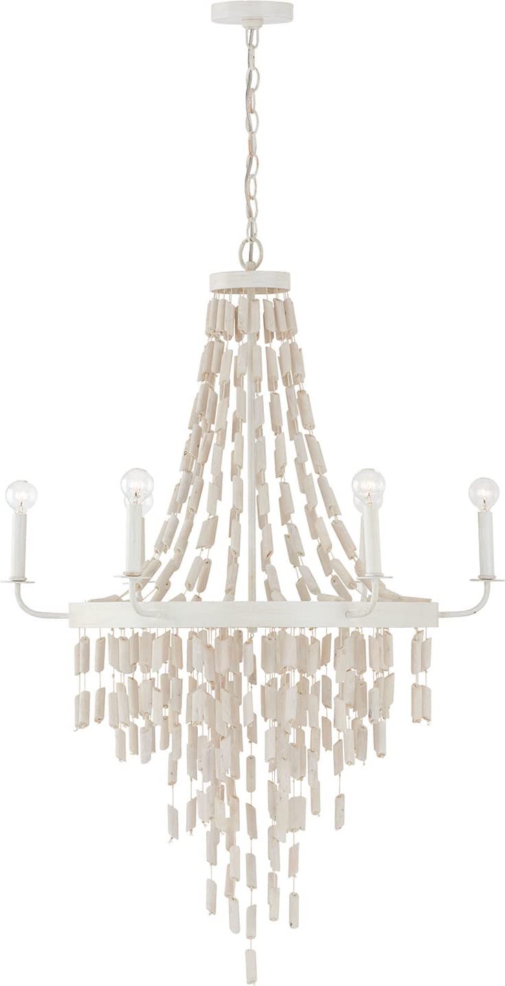 Bohemian Style Carissa - 6 Light Chandelier in Bohemian Style-42 Inches Tall and 31 Inches Wide,