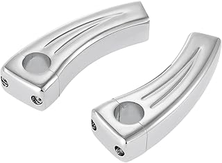 INNOGLOW Motorcycle Handlebar Risers Custom 1 Inch Bars Grips Billet 4.5" Pullback for YAMAHA V-Star Road Star KAWASAKI SUZUKI HARLEY DAVIDSON CRUISERS CHOPPERS