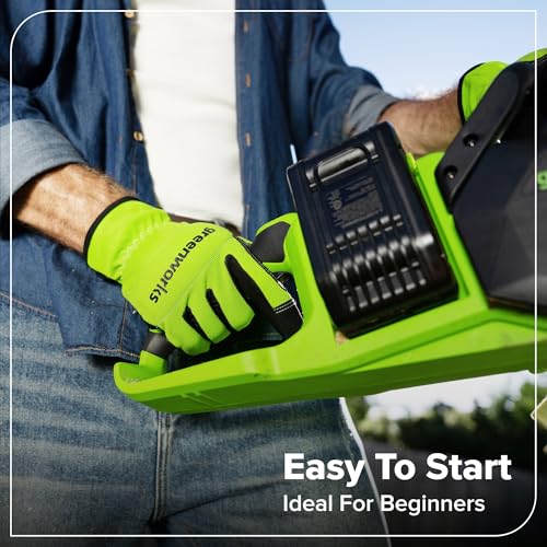 Greenworks 48V 16" Electric Chainsaw w/ 2x 4.0Ah Batteries & Charger (CS4816C) - image 6
