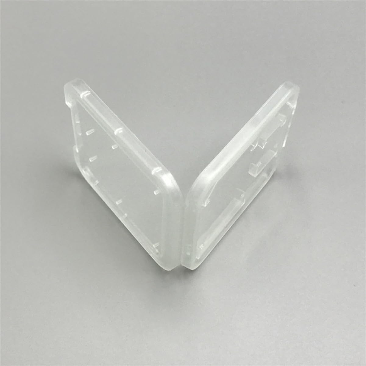 LALAFINA 20pcs Transparent Memory Card Storage Case for and T Flash Durable Holder for Easy Visibility and Organization for Collectors and Enthusiasts