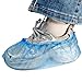BEILOCKERY 100pcs Disposable Plastic Shoe Covers, PE Shoe Booties Covers for Indoors, Shoe Covers for Housework, Visiting and Decorating