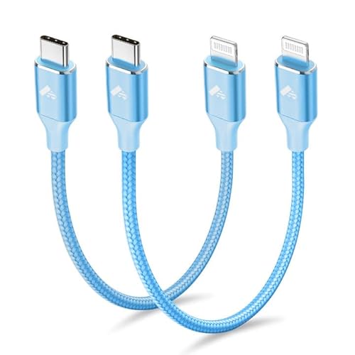 USB C to Lightning Cable [Apple MFi Certified] 2Pack 1FT iPhone Fast Charger Cable Power Delivery Type C Charging Cord Compatible with iPhone 14 13 13 Pro Max 12 12 Pro Max 11 XS XR X 8