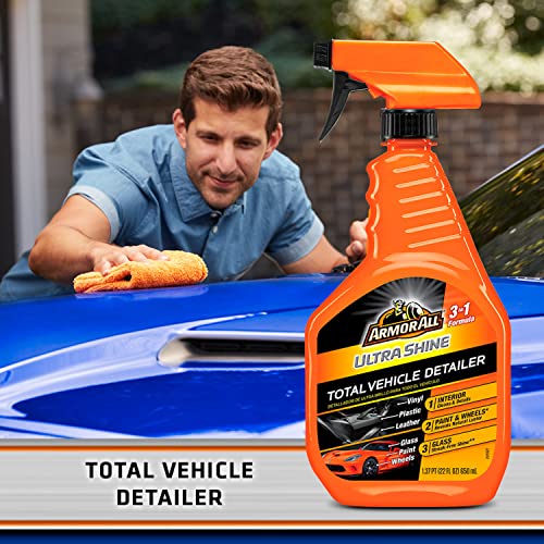 Armor All Ultra Shine Total Vehicle Detailer Spray, 22 Fl Oz - Interior & Exterior Use