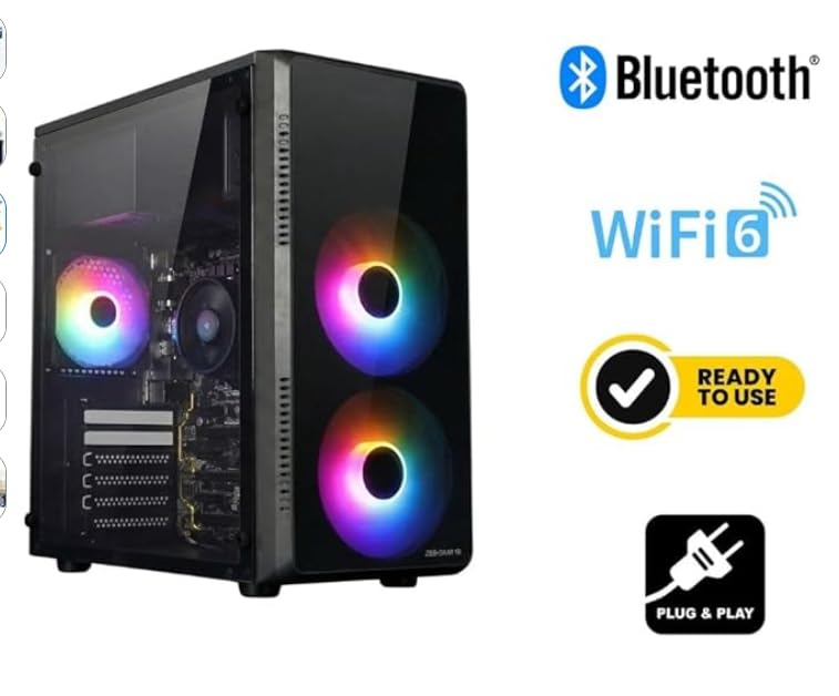 Image of Core i7 4th Gen 4770 16GB RAM | 256GB SSD | 5G WiFi 6 | Bluetooth | HD Graphics 4600 | Win 11 Pro & Office Suite 2021 2-Year Warranty - Assembled CPU for Home & Office