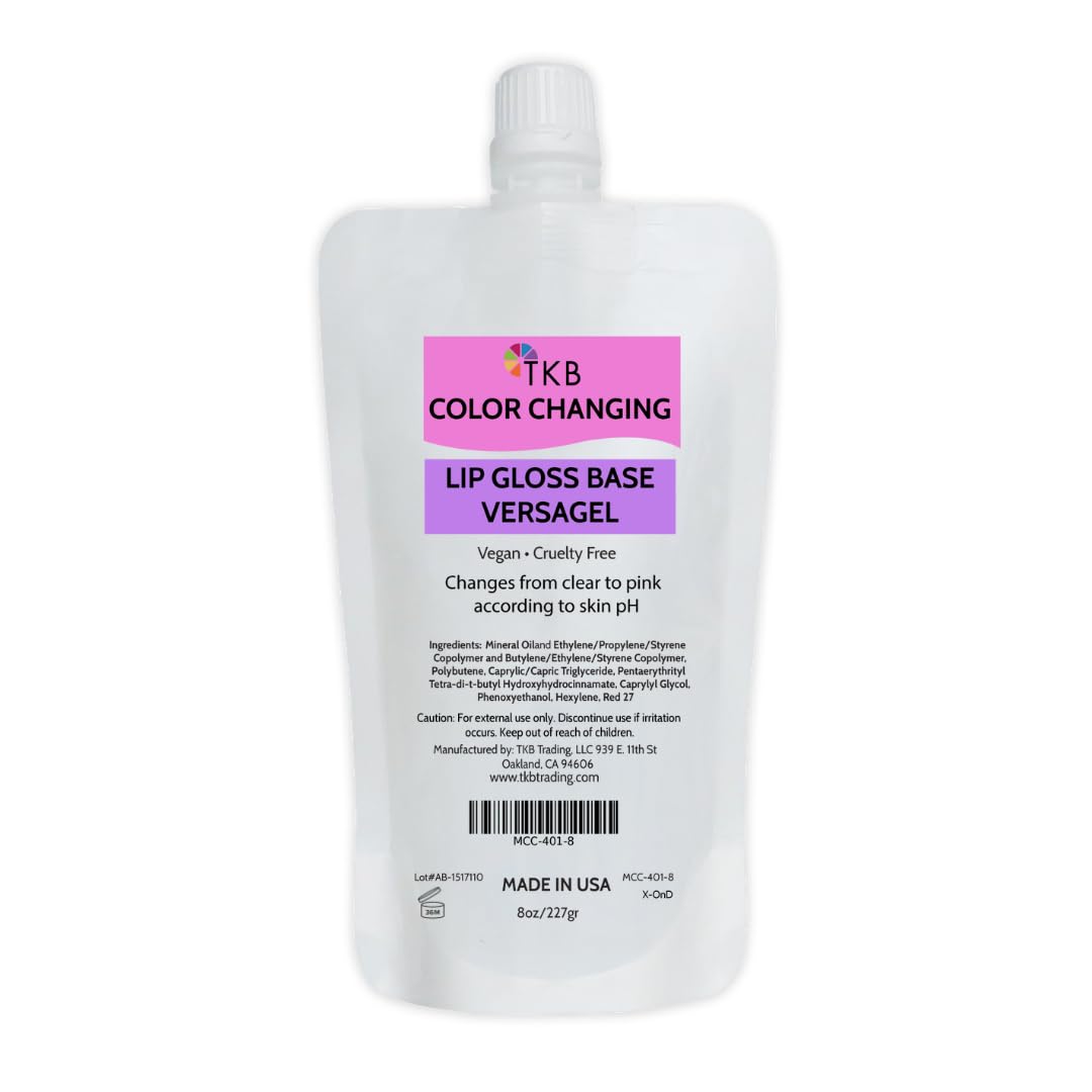 Amazon.com : TKB Color Changing Versagel Lip Gloss Base| Clear to