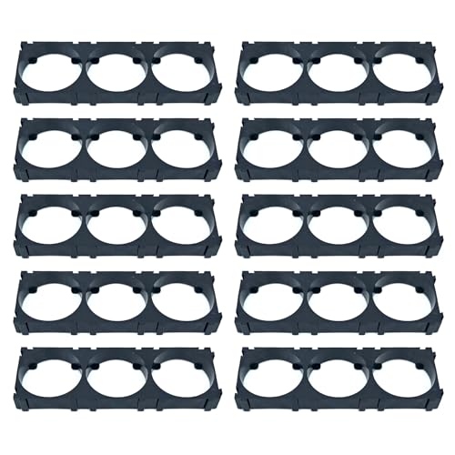 FLYXF 10Pcs 46160 Lithium Batteries Cell Holder Holder Bracket AntiVibration Case for Project 1x2Cell/1x3cell
