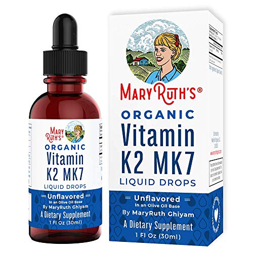 Vegan Vitamin K2 (MK7) Liquid Drops by MaryRuth's Non-GMO Gluten Free Paleo, Ketogenic
