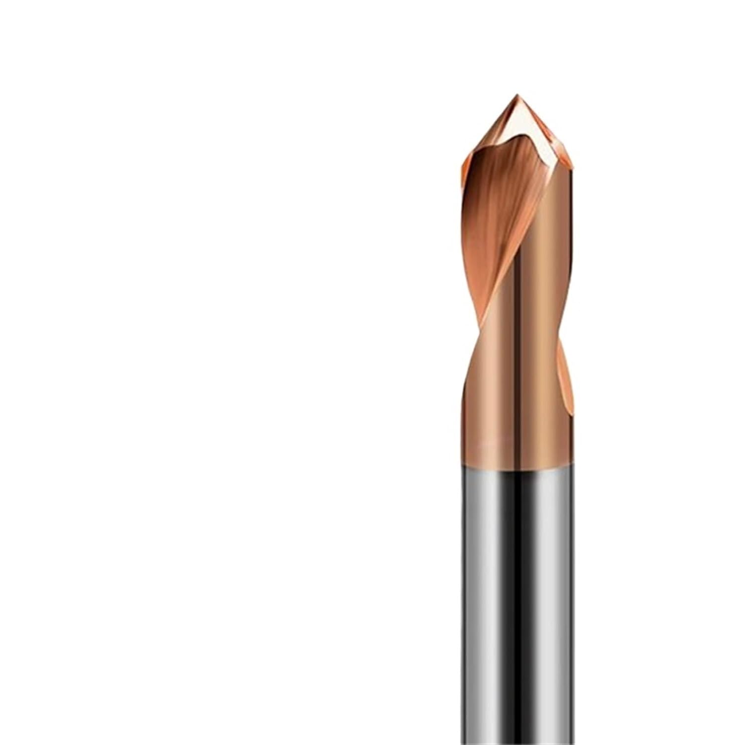 NC Spot Drill Carbide Stub Center Bit 60 90 120 Degree 1-20mm Chamfer Location Prepare Guide Pilot Hole CNC Machine Tool(4X75-120 Degrees)