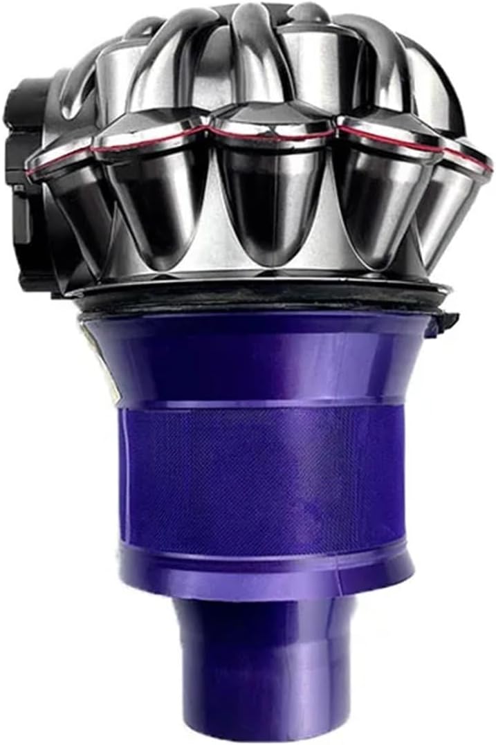 互換性がありますダイソンV6 V7 V8 ハンドヘルド掃除機サイクロンダストカップコレクターとHEPAフィルター交換用(Plum)