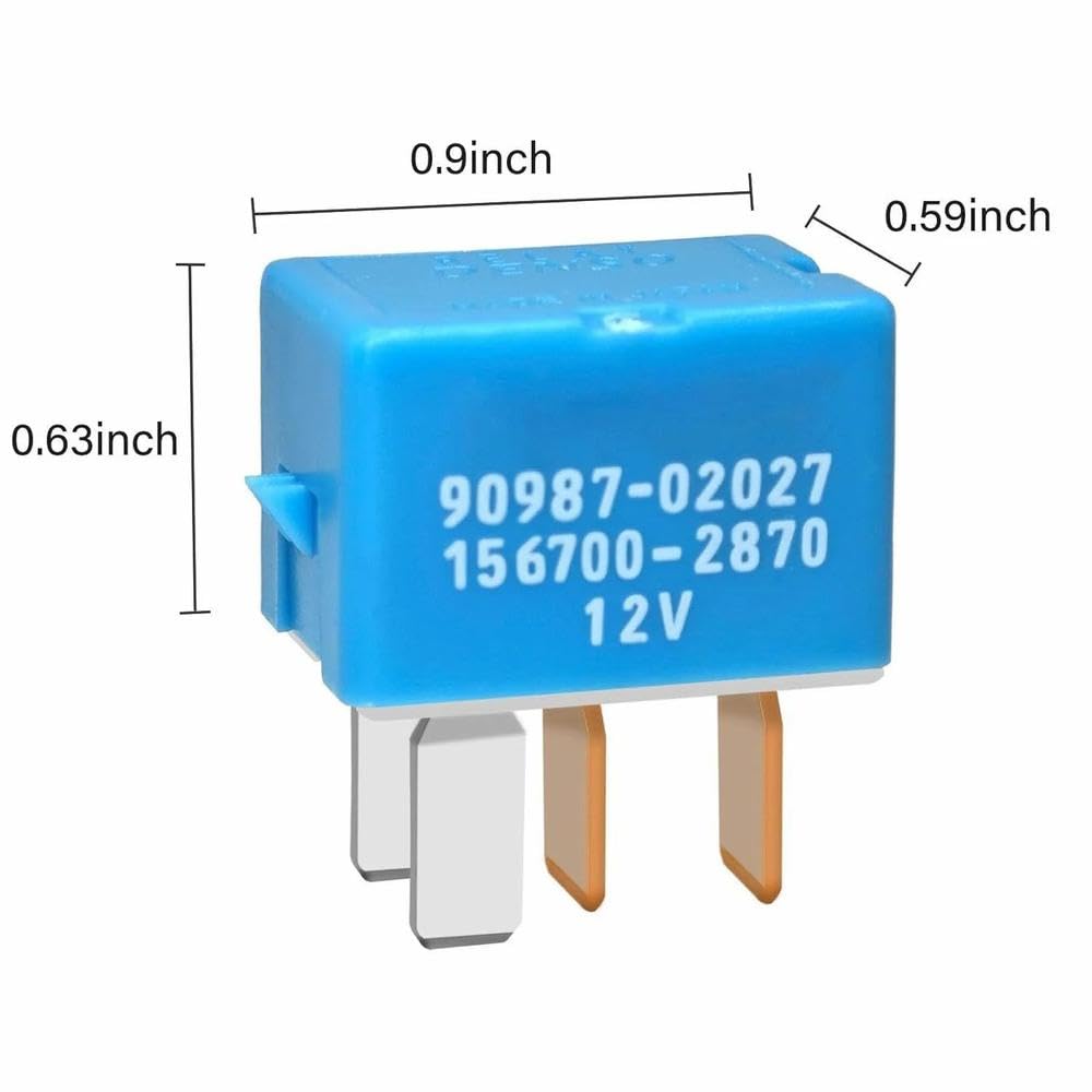 Module De Relais De Voiture 12V, 4 Broches, 90080-87026, 5 Pièces, Pour Lexus, Pour Toyota 156700-2870, 90987-02027, 85915-12020, 9008087026 des pièces de rechange