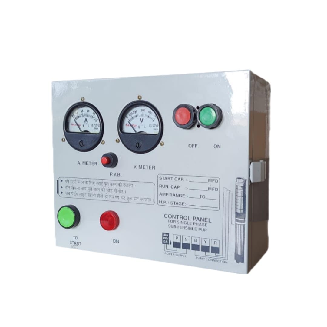 Control Panel for Submersible Pump, V4 Pumps by Incase, Voltage and Ampere Meters (2HP) (B0DD4BSF22) Amazon Price History, Amazon Price Tracker