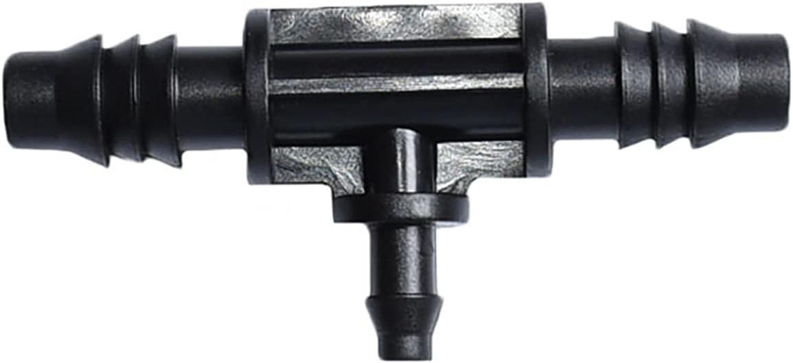 Hose Connector 20 Pieces of Garden Irrigation Tee Barb Connector 9/12 Tube Changed to 4/7 Tube Barb Connector Miniature Irrigation System IT132