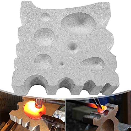 Upgraded Heavy Duty 50lb Blacksmith Swage Block Blacksmith Anvil Forge