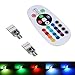 Auto LED Innen Glühbirnen, 2x RGB LED T10 168 194 2825 W5W Map Dome Innenraum 16 Farben Glühbirnen + Fernbedienung