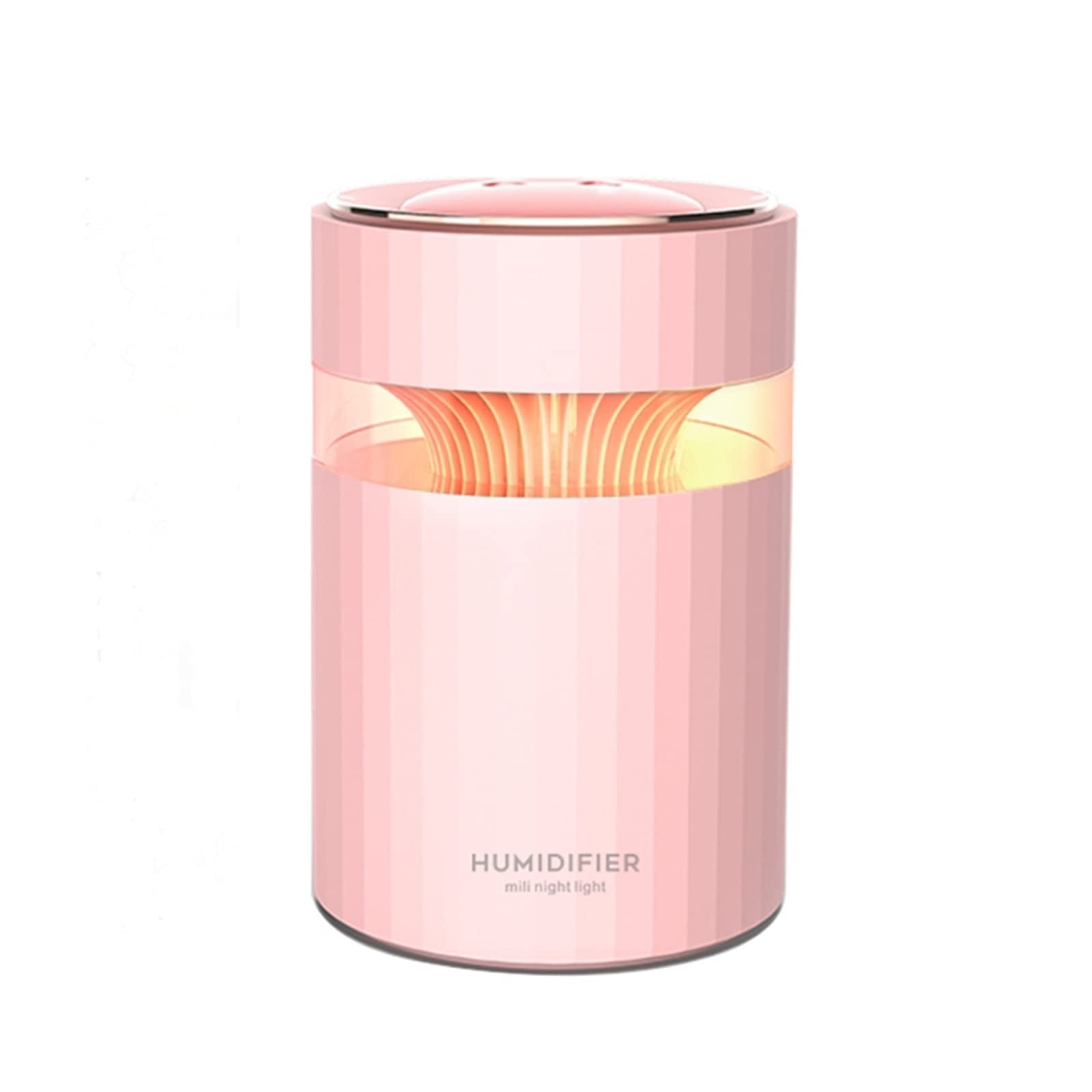 Humidificadores de Aire Humidificador de aire USB de doble boquilla, 900ML de capacidad de agua, generador de niebla fría, nebulizador con luz nocturna colorida, Humidificador ultrasónico Silencioso H