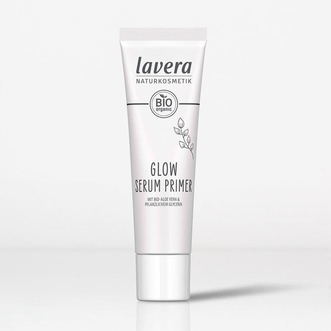 lavera Glow Serum Primer - Natural Glow - for Long-Lasting Make Up - Nourishing & Moisturising - Vegan - Natural Cosmetics - 30 ml