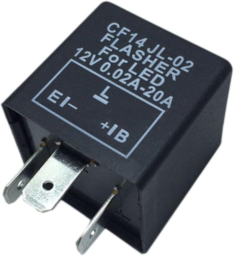 Cf14 Short Shell Led Flasher Relay Car Supplies Turn Signal Bulb Fix Low Saturation Easy Replacement