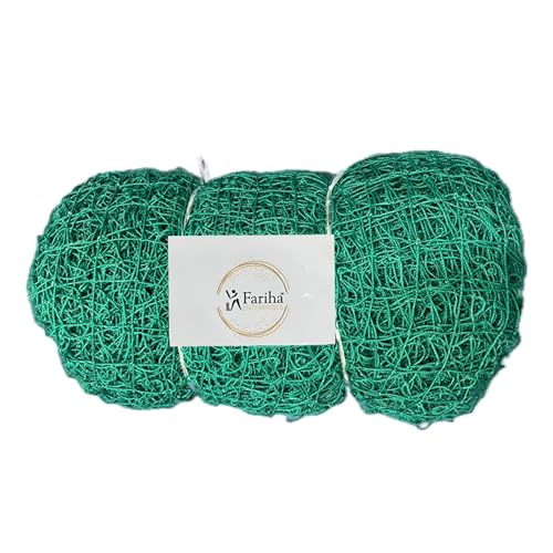 Image of Cricket Net for Practice and Training, Nylon, Green, for Cricket (24 ply, 15x30)