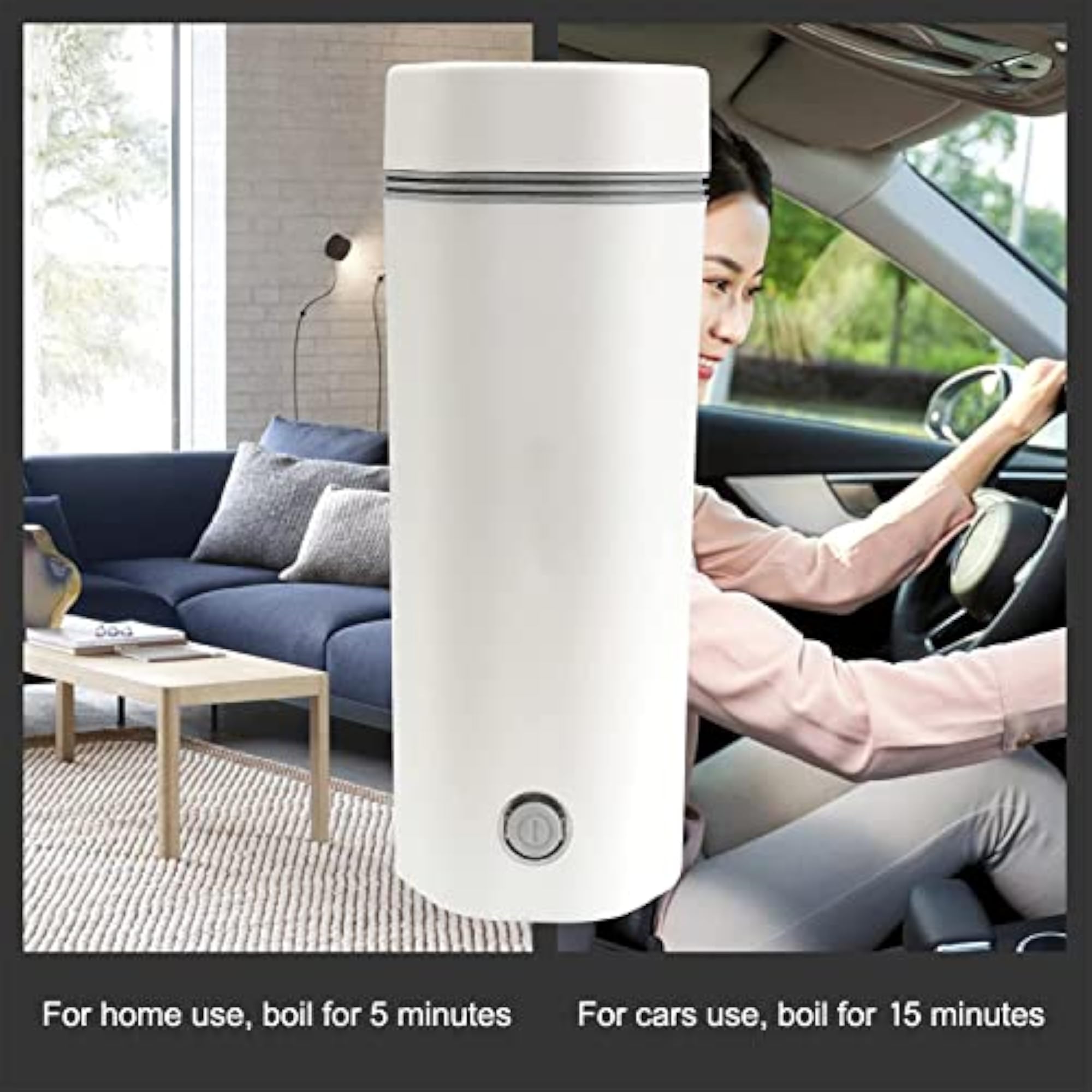 12V Portable Electric Water Bottle for Hot Water
