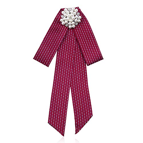 Sangni Broche sencillo de perlas de lazo