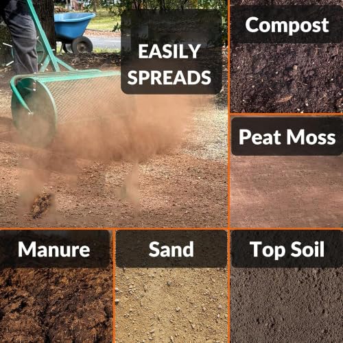 Esparcidor de Compost 24 Pulgadas para Césped y Jardín miniatura 4