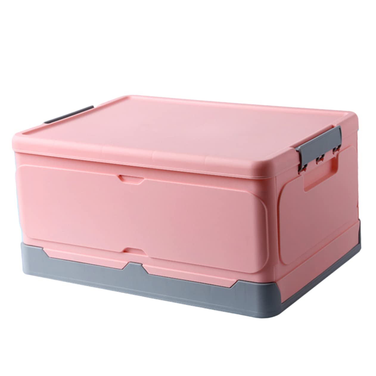 DOITOOL Caja De Almacenamiento Plegable Con Tapa De Pp Caja Multiusos Para Libros y Artículos Diversos Organizador Hogar o Habitación De Residencia Estudiantil
