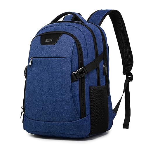 Image of DUSLANG 17 Inch Laptop Backpack for Travel Water Resistant College Backpack for Men Laptop Bag with USB Charging Port