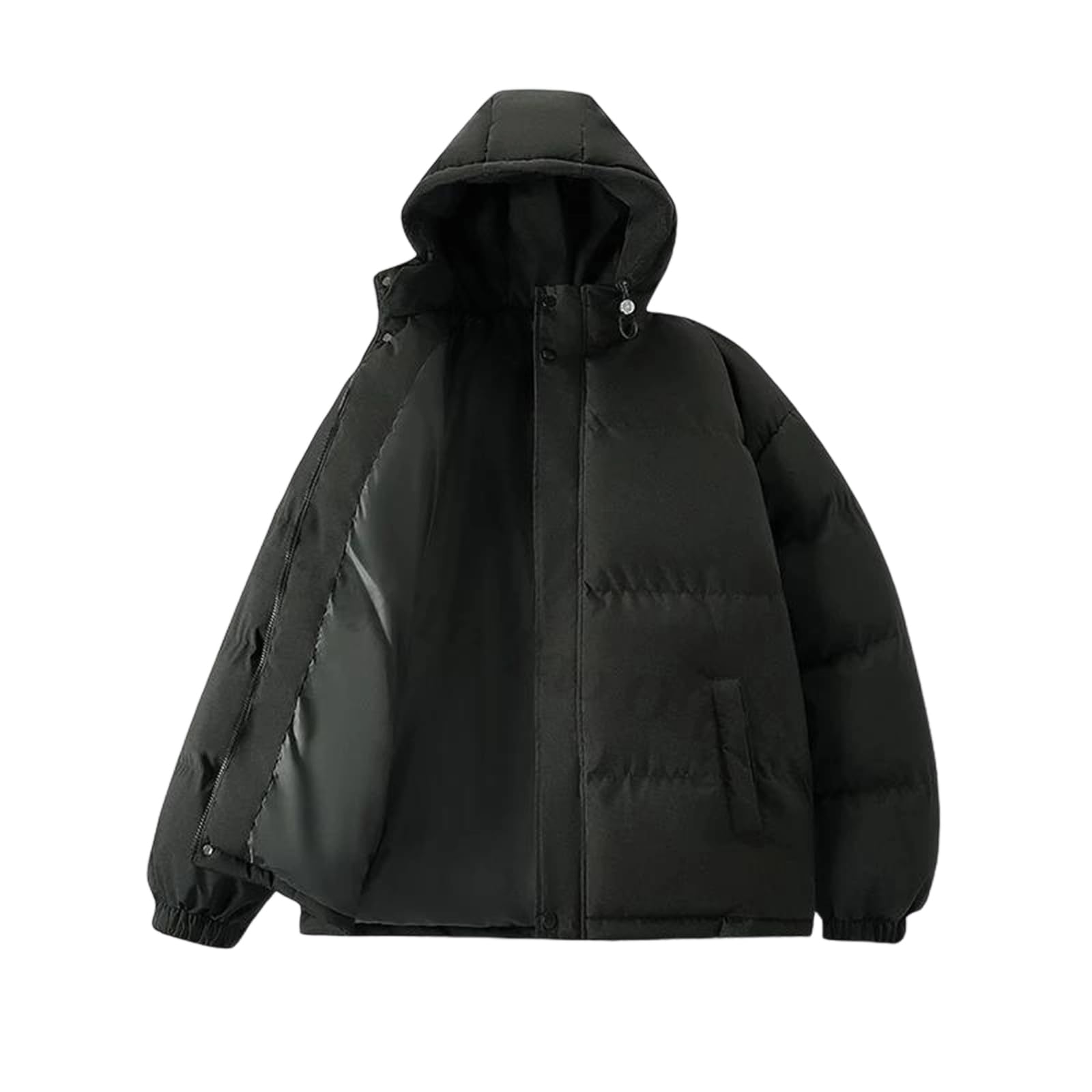 Parka de ski homme chaude en coton rembourré veste d'hiver épaisse