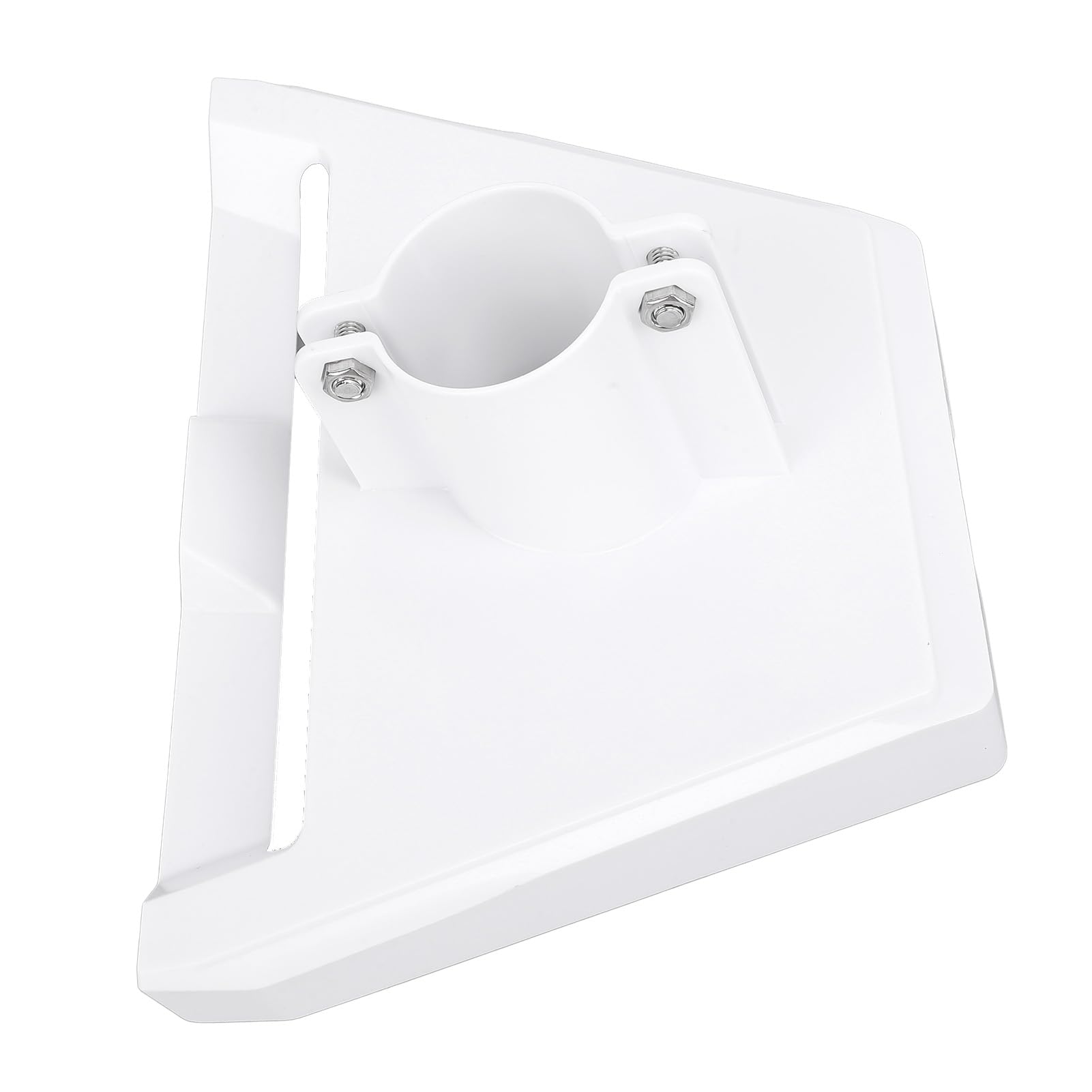 Adattatore per Palo Gen 3 da 39 mm in Plastica Resistente Kit di Montaggio per Antenna Parabolica V3 Supporto Stabile e Preciso (Bianca)
