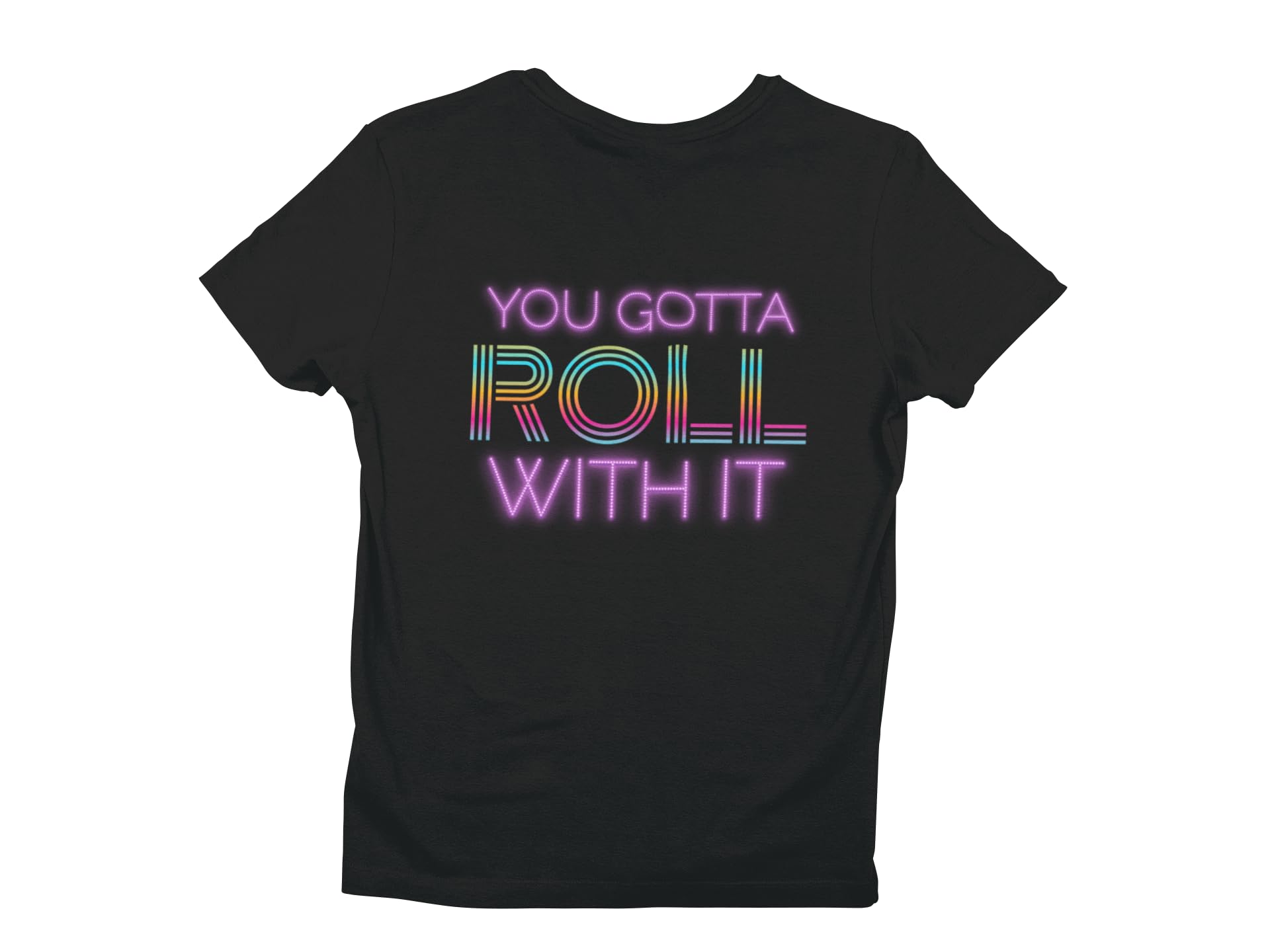 Oasis T-Shirt – You Got to Roll with It - Unisex, 100% Cotton