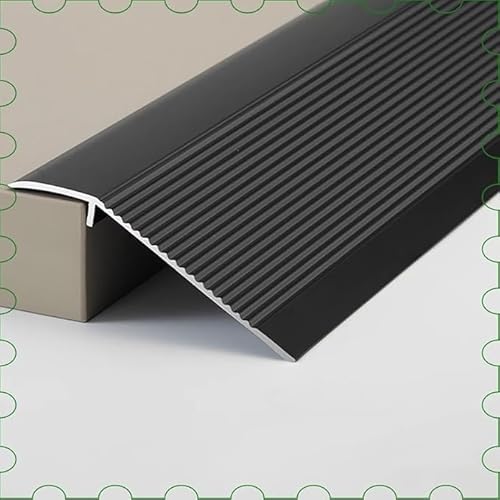 Aluminum Threshold Ramp Transition Profile for a 25-55mm Height Difference, Floor Strips for Laminating Wood for Tiling, Length 90cm(B)