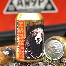 Buy THE BIG BEAR CIDER MILL Essex Gold Rush Cider (24 Pack) – Refreshing Sparkling Apple Cider with a Crisp, Golden Flavor – 24 x 330ml Cans at 4.8% ABV – The Big Bear Cider Mill