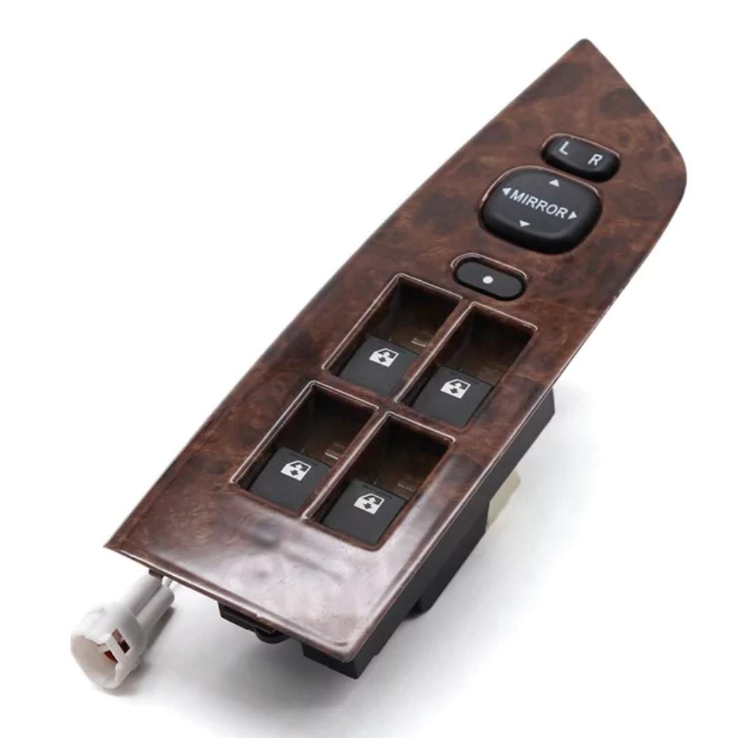 Auto-Ex POWER WINDOW SWITCH Compatible/Replacement for Front RH Side(DRIVER SIDE) WOODEN FINISH FOR TATA SAFARI DICOR2.2-image-11