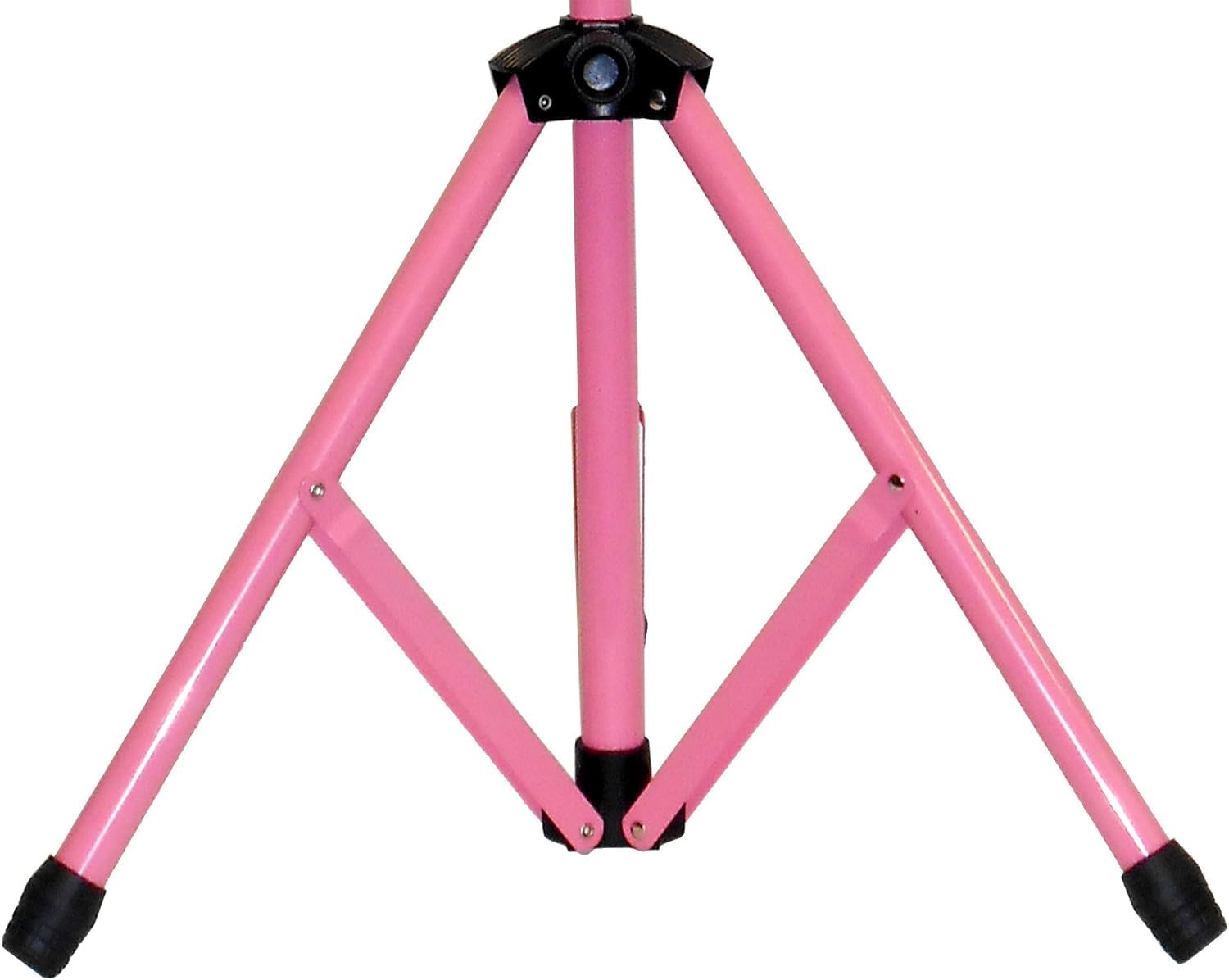 AUDIO 2000'S S4442PK2 Notenständer, tragbar, zusammenklappbar, Stahl, jeweils mit Tragetasche, Rosa, 2 Stück