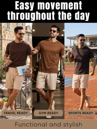 Image of GRECIILOOKS Linen Short For Men| Linen Shorts For Men Stylish |Men's Casual Summer Shorts - Lightweight Drawstring Lounge Short with Pockets, Breathable Relaxed Fit Athletic Sweat Short's