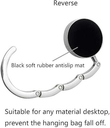 Miniatura 4 de Múltiples corazones estilo Premium plegable bolso bolso bolso percha mesa gancho titular (azul)