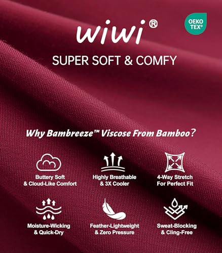 Image of WiWi Viscose from Bamboo Women's Pajamas Set Super Soft Button Down Top and Pants Sleepwear Cooling Pjs S-3X