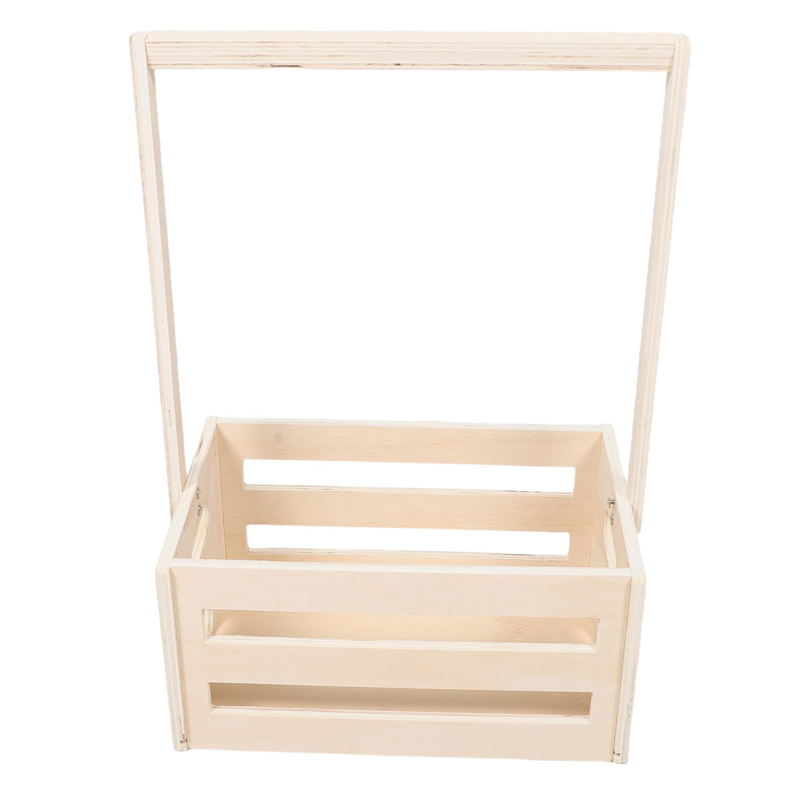 Caisse rustique en bois pour organiser la salle de bain et les jouets