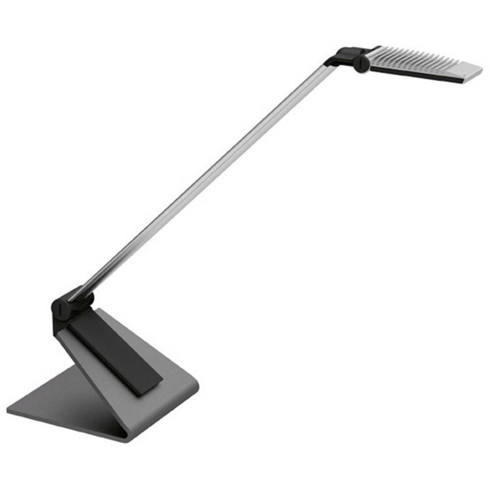 MAUL Lampka biurkowa LED MAULsolaris srebrna aluminiowa do biura